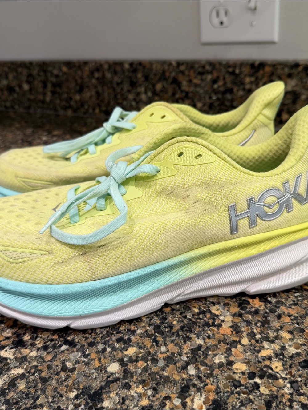 HOKA Women's yellow Running Shoes size 9.5